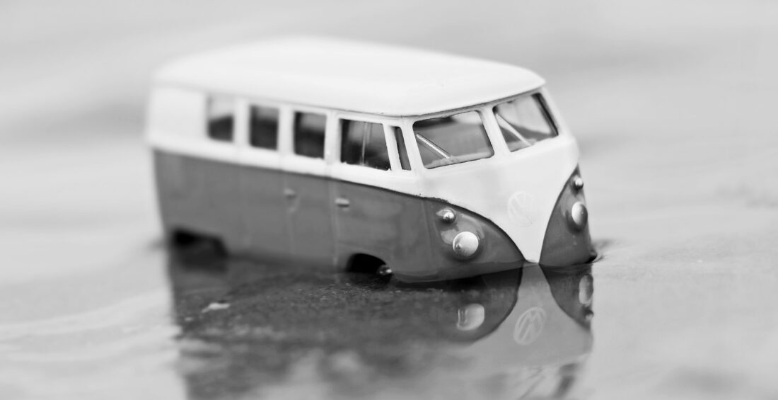 Automobil im Wasser
